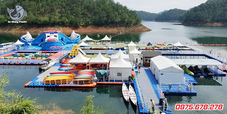 Phao Nhựa HDPE Làm Nhà Nổi