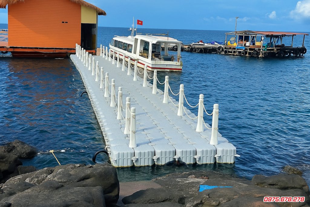 Phao Nổi HDPE Màu Xám