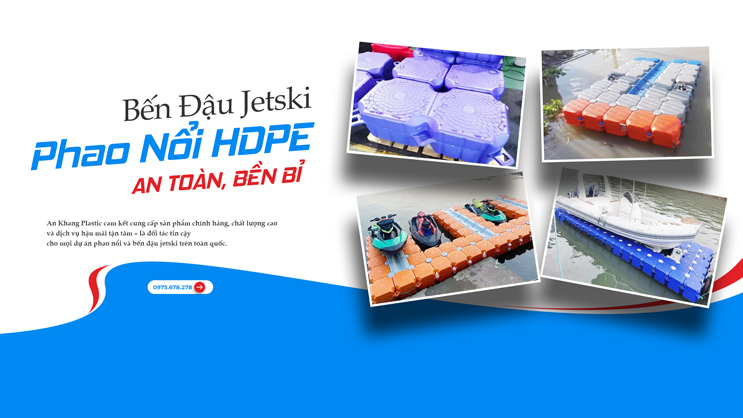 bến đậu jetski từ phao nổi HDPE
